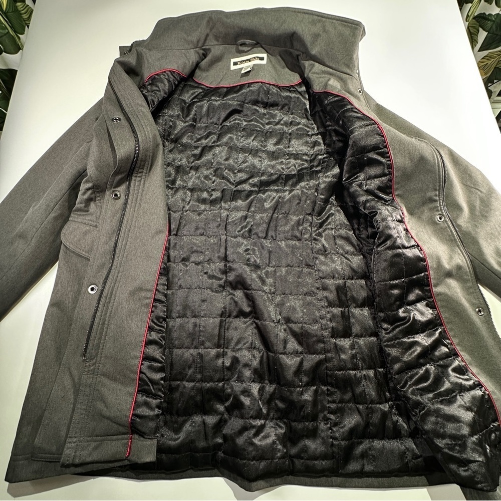 Kristen Blake winter parka insulated hooded tailored fit XL charcoal - Picture 12 of 15